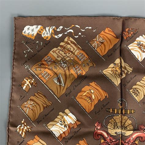 vintage hermes pocket square|hermes pocket square for men.